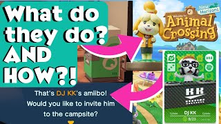 EXACTLY what Amiibo do in Animal Crossing New Horizons And How to Use Amiibo and Amiibo Cards [upl. by Peadar104]