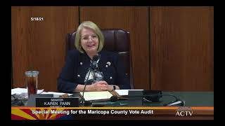 Arizona Senate gives an update on the election audit in Maricopa Co [upl. by Virgie383]