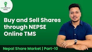 Nepal Share Market  Buy and Sell Shares through NEPSE Online TMS  Online TMS बाट share खरिद बिक्रि [upl. by Eanyl]