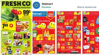 Grocery Prices at Walmart amp Freshco in Canada 🇨🇦 Weekly Flyer [upl. by Yauqaj]