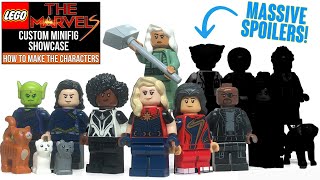 LEGO THE MARVELS Custom Minifigure Showcase [upl. by Niamor774]