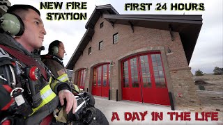 First 24 Hours in a New Fire Station  A Day in the Life [upl. by Aicatsal]