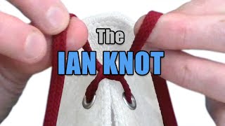 The “Ian Knot” the worlds fastest shoelace knot – Professor Shoelace [upl. by Edmead]