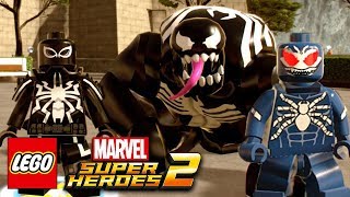 LEGO Marvel Super Heroes 2  All Venom Characters Unlocked Free Roam Showcase [upl. by Notyep]