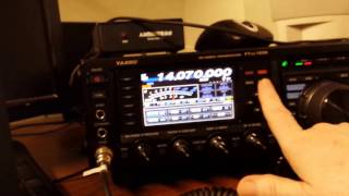 FTDX1200 Yaesu on PSK31 with no interface [upl. by Ellenrad]