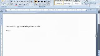 Scrivere con Word [upl. by Ioves]