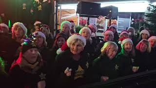 WHAT CHRISTMAS MEANS TO ME Rock Choir at Birkdale Lights Switch On 1st December 2024 [upl. by Darcia]