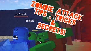 Zombie Attack  Tricks Tips Secrets  Roblox [upl. by Zephaniah]