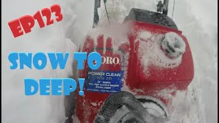 Snow Blower Put to the Test Toro 518 ZR EP123 [upl. by Airal376]