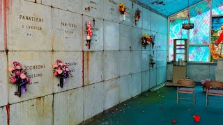 Multiple caskets leaking bodily fluids at this abandoned Masoleum [upl. by Anomer]