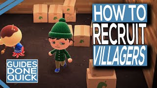 How To Get New Villagers In Animal Crossing New Horizons [upl. by Saucy]