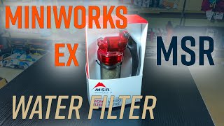 MSR Miniworks EX  Micro Water Filter  A Classic [upl. by Armil142]