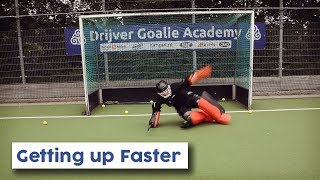 Goalie Tutorial How to get up faster  Hockey Heroes TV [upl. by Eislek145]