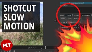 Shotcut SlowMotion Tutorial  Slow Down Video [upl. by Cherilynn]