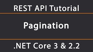 Implementing pagination  ASPNET Core 5 REST API Tutorial 26 [upl. by Irep]