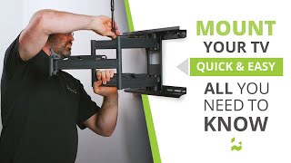 How to Wall Mount a TV Safely Beginners Guide  Kanto Solutions [upl. by Frendel]