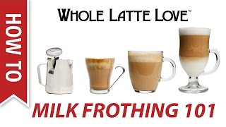 Milk Frothing for Beginners [upl. by Dietrich]