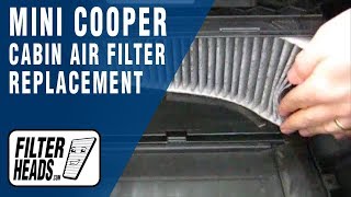 How to Replace Cabin Air Filter 2008 Mini Cooper  AQ1139C [upl. by Jarad]