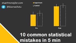 Ten Statistical Mistakes in 5 Min [upl. by Anniahs]