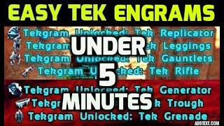 Great News EASY Way to Unlock Tek Tier Engrams Generator Replicator Trough OFFICIAL [upl. by Yorgerg553]