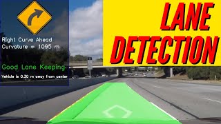 Lane Detection  Python OpenCV Project  with code [upl. by Okime]