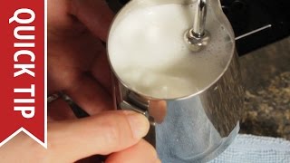 How to AutoFroth Milk for Lattes [upl. by Gisela]