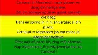 vastelaovendsleedje 1946  Carnaval in Mestreechmit tekst [upl. by Pellikka910]