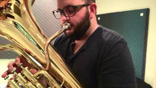 Uptown Funk Euphonium Loop  Tubavisionary [upl. by Jud924]