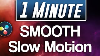 Smooth Slow Motion with 30 FPS Tutorial  Davinci Resolve 16 [upl. by Yetta177]