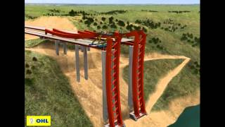 Alconetar Bridge  Construction Process [upl. by Cohin769]