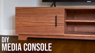 MidCentury Modern TV Stand  DIY Woodworking [upl. by Stanfill]