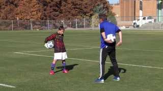 Goalkeeping Drills for the Beginner 01 [upl. by Niamrej376]