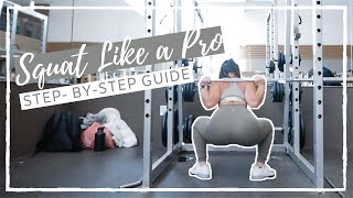 How to Use a Squat Rack  How to Squat  BEGINNERS GUIDE [upl. by Ttergram]