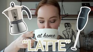 HOW TO MAKE A quotLATTEquot AT HOME moka pot  frother [upl. by Bowrah]