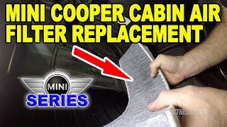 Mini Cooper Cabin Air Filter Replacement [upl. by Ecirtel]