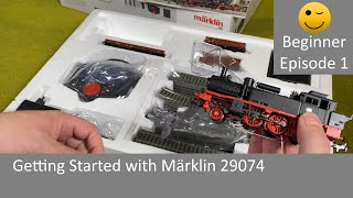 Getting started with Märklin starter set 29074 Beginner episode 1 [upl. by Potash436]