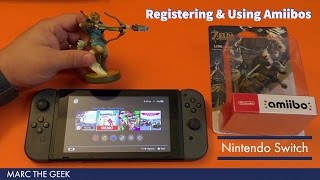 Nintendo Switch Registering amp Using Amiibos [upl. by Terriss]