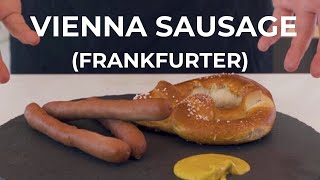 Homemade Frankfurter  Vienna Sausages  A Delicious German Classic [upl. by Ynaffets]