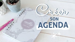 CRÉER SON AGENDA  DIY BACK TO SCHOOL [upl. by Bernie5]