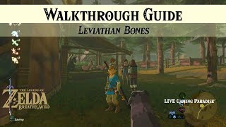 Breath of the Wild  Leviathan Bones  Walkthrough Guide [upl. by Atnohsal]