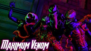 Venom vs Absolute Carnage Maximum Venom Stop Motion [upl. by Ekyt]