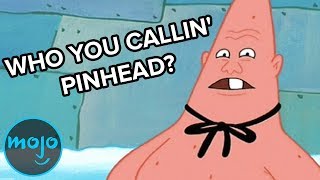 Top 10 Most Hilarious Patrick Star Quotes [upl. by Gnud]