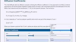 Diffusion Coefficients [upl. by Elik34]