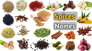 Spices Vocabulary ll Some Spices name In English With Pictures [upl. by Lunt]