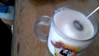 Aerolatte Review Frothing Cold Milk In Under 1 Minute [upl. by Airpal]