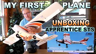 RC Plane  Horizon Hobby Apprentice STS airplane unboxing My first plane [upl. by Ater]